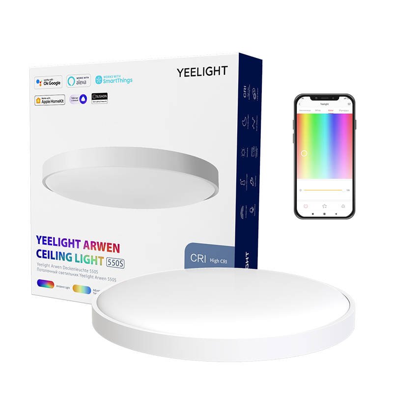 Đèn led ốp trần thông minh yeelight arwen 550s - ylxd013a - 50w - led rgb hắt trần - hỗ trợ homekit