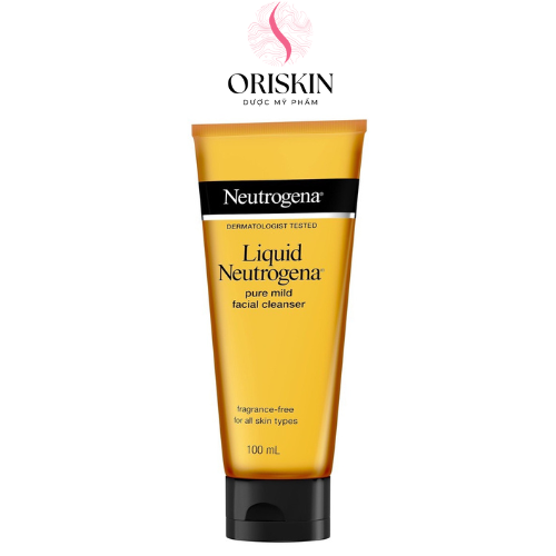 Neutrogena Nước Rửa Mặt Neutrogena Dịu Nhẹ Dành Cho Mọi Loại Da Liquid Pure Mild Facial Cleaner 100ml