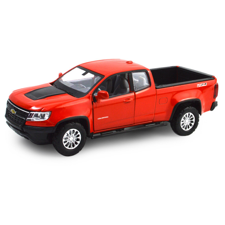 Đồ chơi xe mô hình ô tô bán tải Chevrolet colorado tỉ lệ 1:32 bằng kim loại có đèn và âm thanh