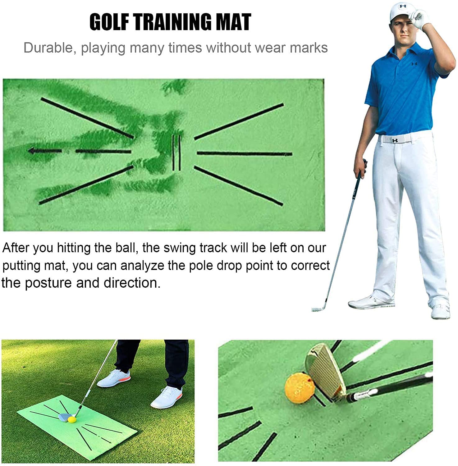 Thảm tập kĩ thuật swing, ghi lại vết sau khi swing loại Nhập khẩu nguyên chiếc