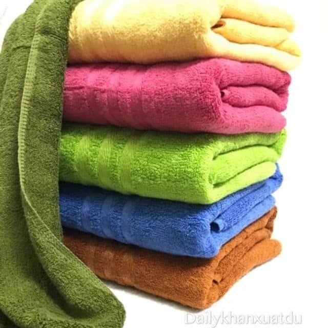 Khăn tắm cotton siêu mềm, siêu thấm nước 35x75cm