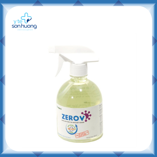 Dung dịch rửa tay khô diệt khuẩn Zero V 500ml Dạng Xịt