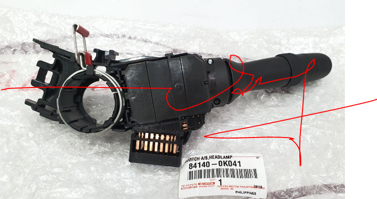 Công tắc pha cos toyota innova, hilux, vios, yaris. oem: 84140-0k051