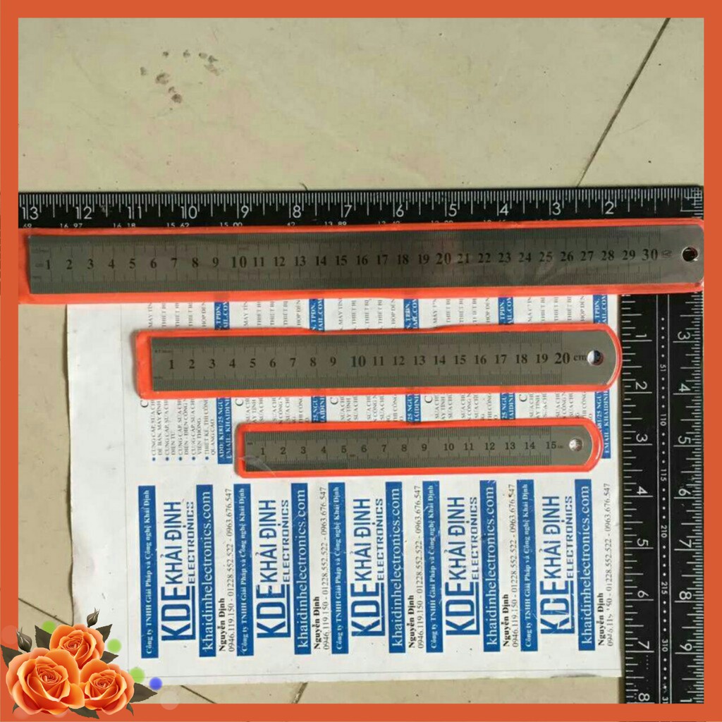 Thước kẻ thẳng thép không gỉ
