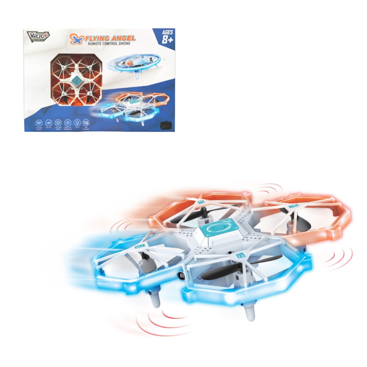 Đồ Chơi Siêu Phương Tiện Bay Flying Angel Điều Khiển Từ Xa (Vuông) VECTO VTY15