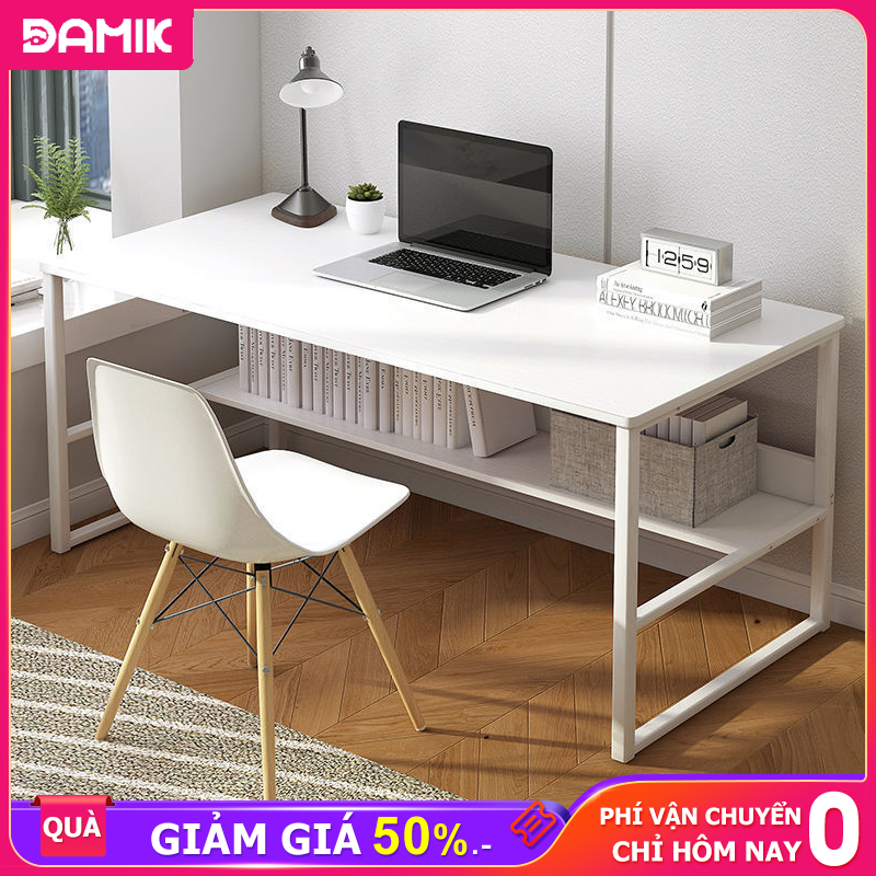 DAMIK Bàn Viết Văn Phòng Tại Nhà Bàn Làm Việc Bắc Âu Máy Tính Hiện Đại Đơn Giản Bàn Học Meja Belajar Menulis Để Bàn Laptop