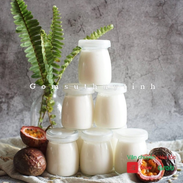 Bộ 10 hũ thủy tinh pudding lùn 100ml