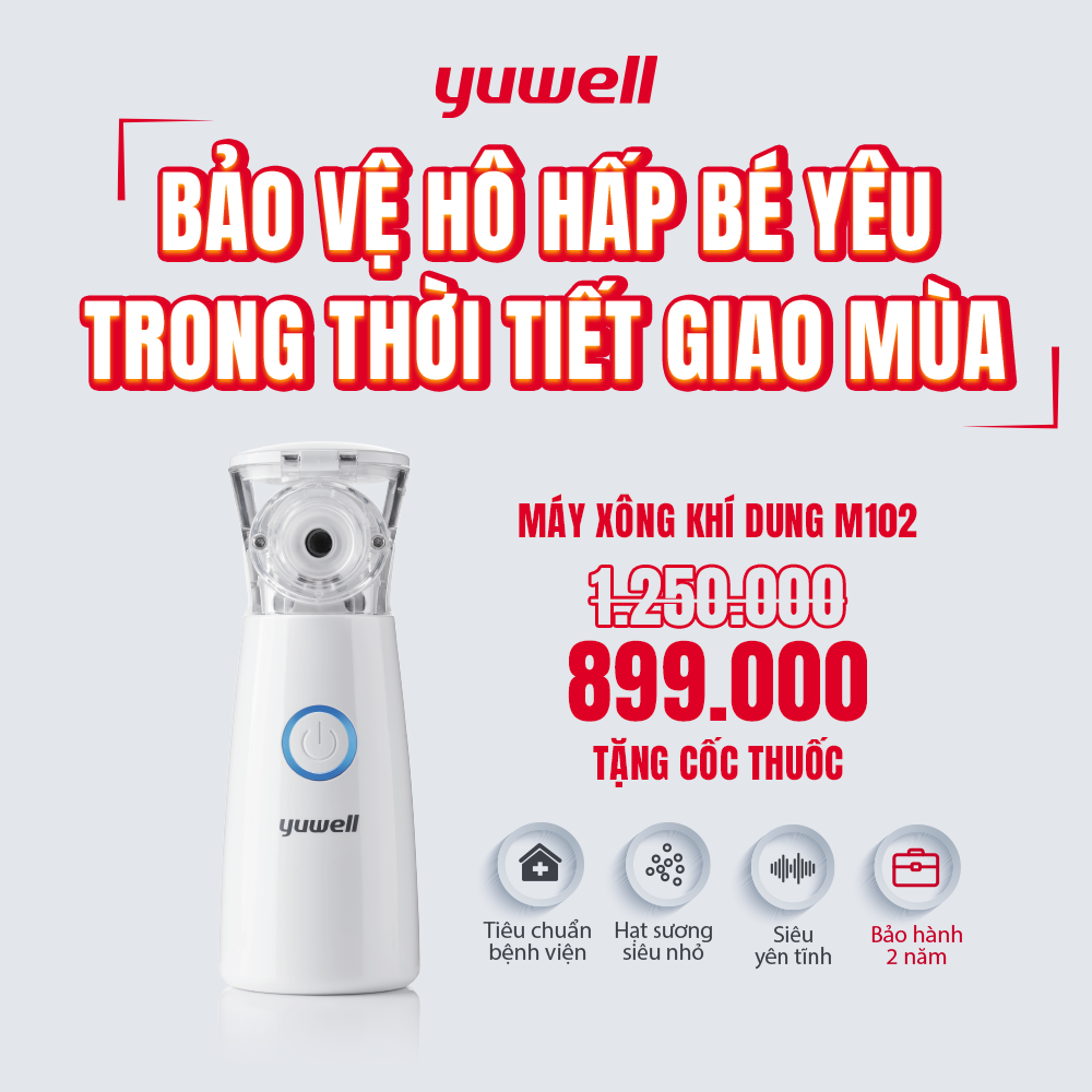 Máy xông khí dung cầm tay Yuwell M102