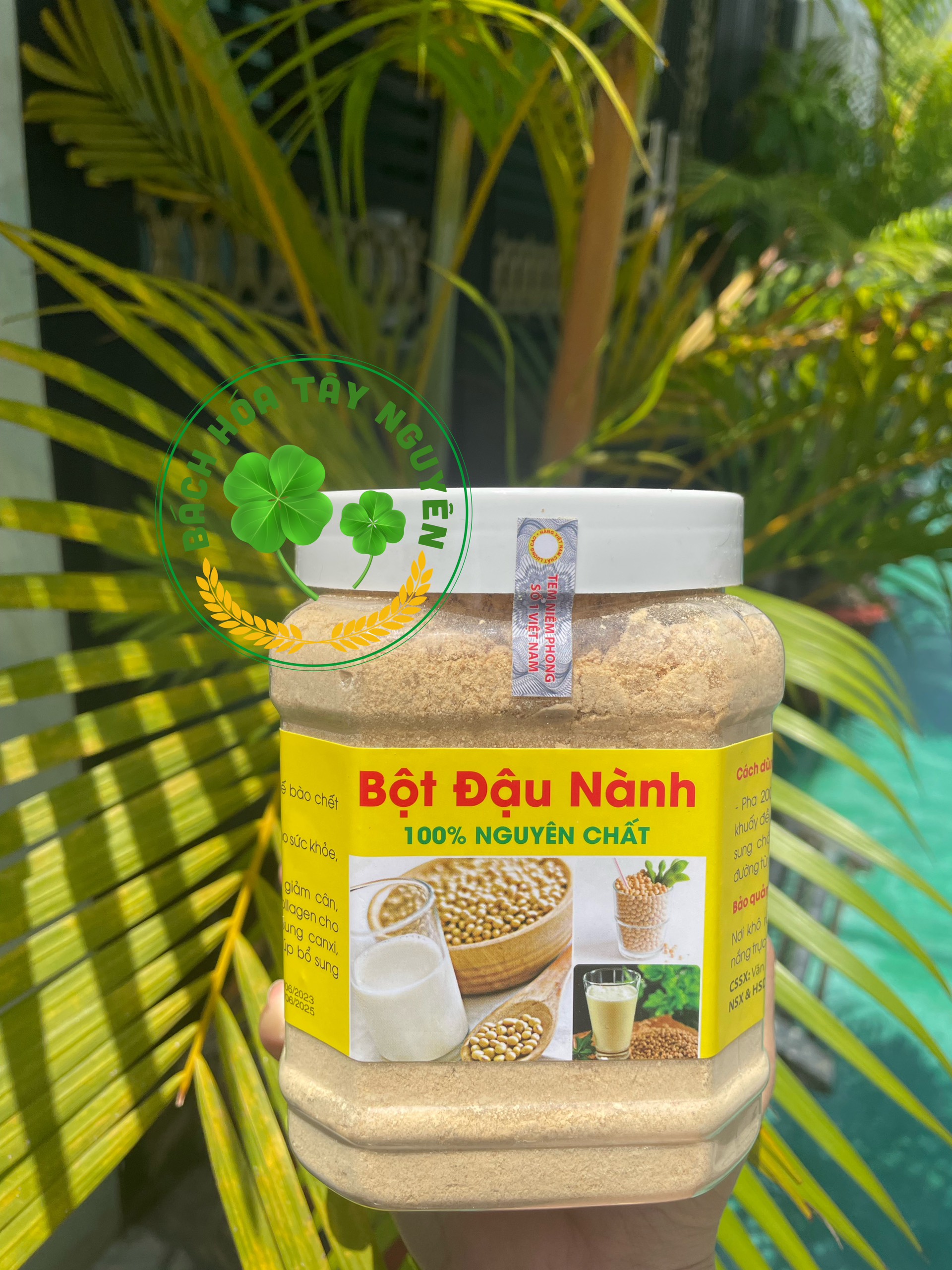 1 kg bột đậu nành rang xay nguyên chất