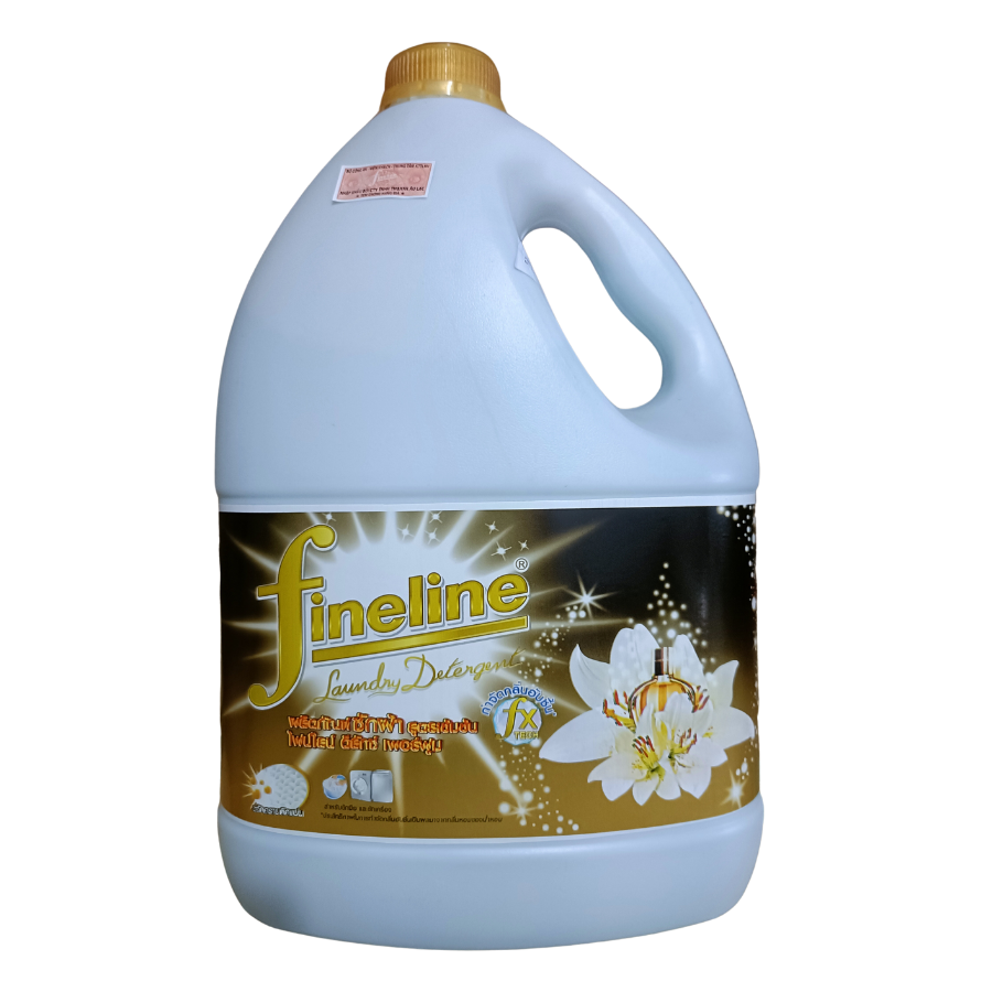 Nước giặt xả thailand - Nước giặt Fineline vàng 3kg - Sản phẩm chính hãng sạch thơm an toàn lưu hương 24h/ngày