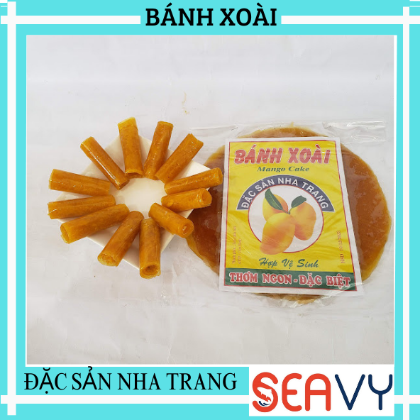 [FREE SHIP]🥭🍞 Bánh xoài Nha Trang nguyên chất, 1kg 5 gói không pha bột và mạch nha, bánh mềm dễ bóc  🥭🍞[SEAVY NHA TRANG]