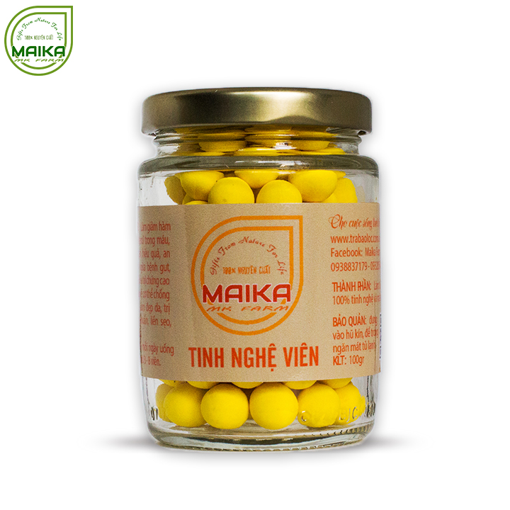 Tinh Nghệ Viên Mật Ong Nguyên Chất MK Farm (100g/hũ)