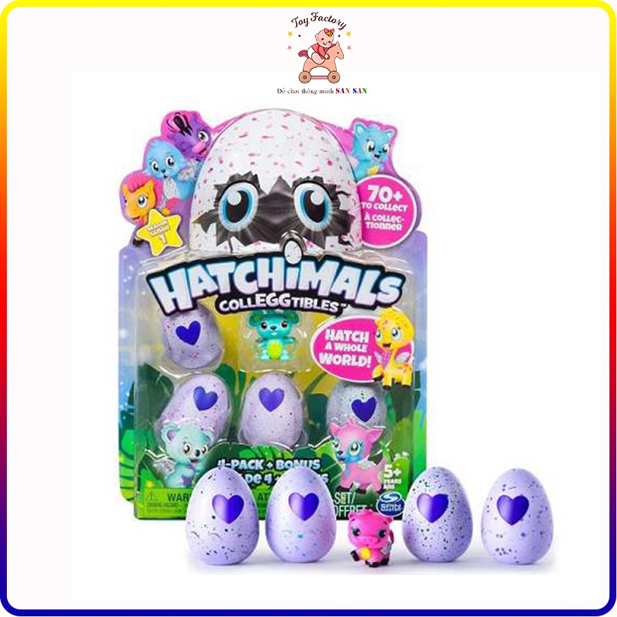 Vỉ 4 Trứng Hatchimals Không Trùng Linh Thú