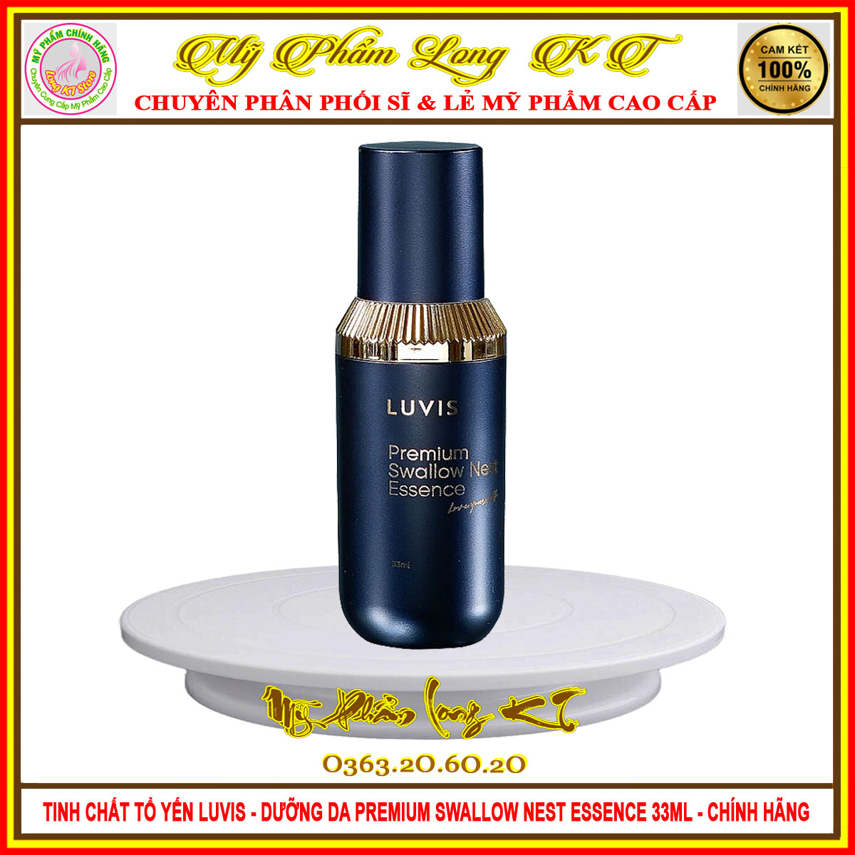 [Luvis]Serum dưỡng da Luvis Premium Swallow Nest Essence – Tinh chất dưỡng da tổ yến