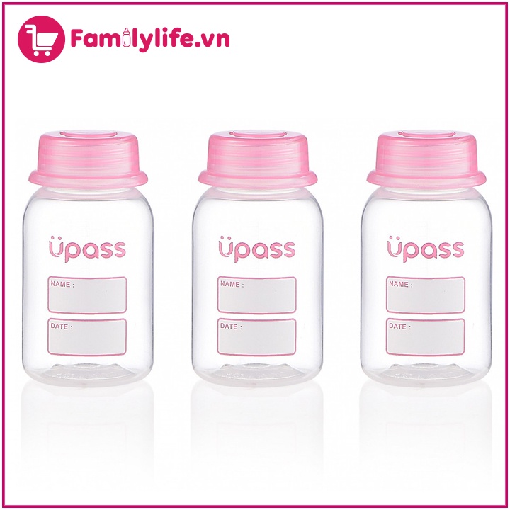 Bình Trữ Sữa Upass 125ml ( Bộ 3 Bình )