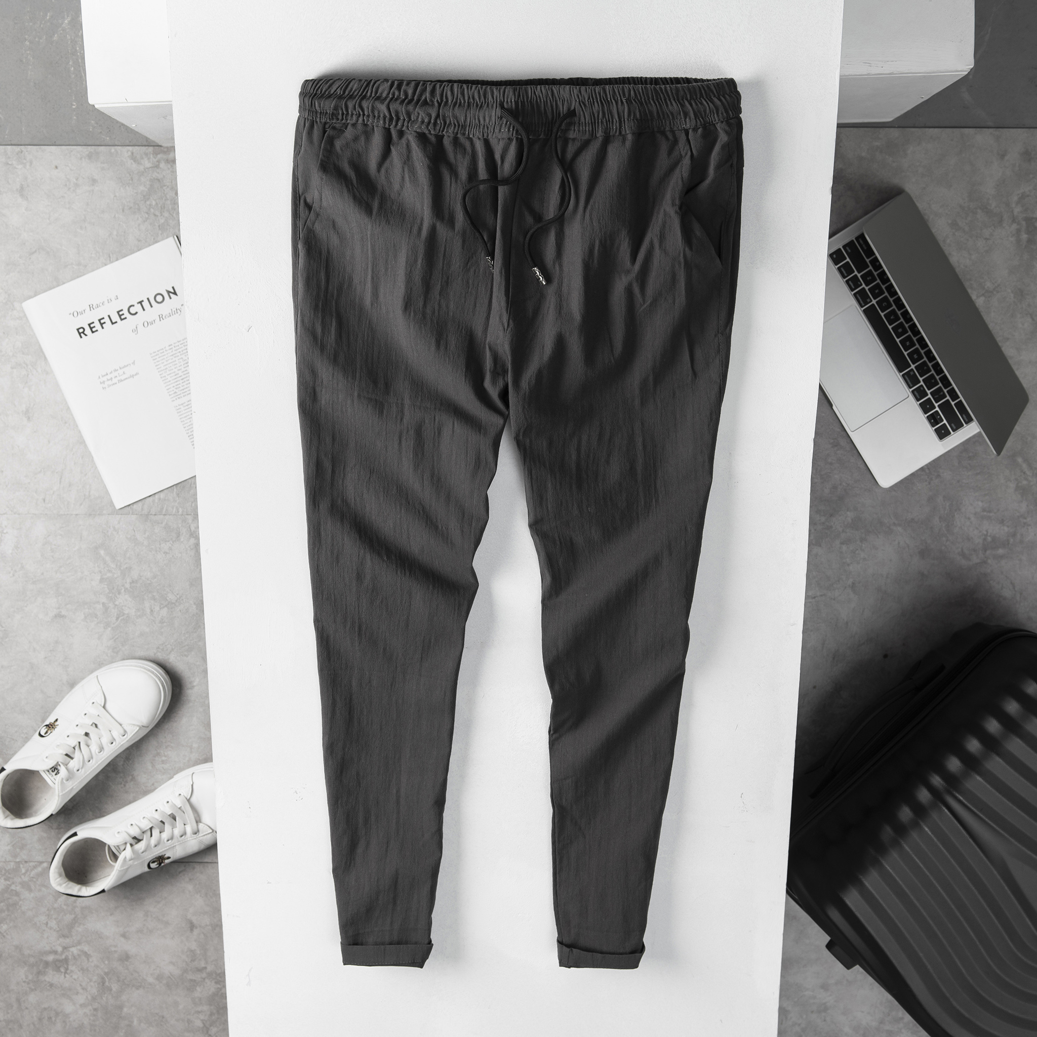 (Mua 2 tặng 1 sịp đùi) Quần jogger Nam Tenito chất đũi mẫu mới (Hàng Xuất)