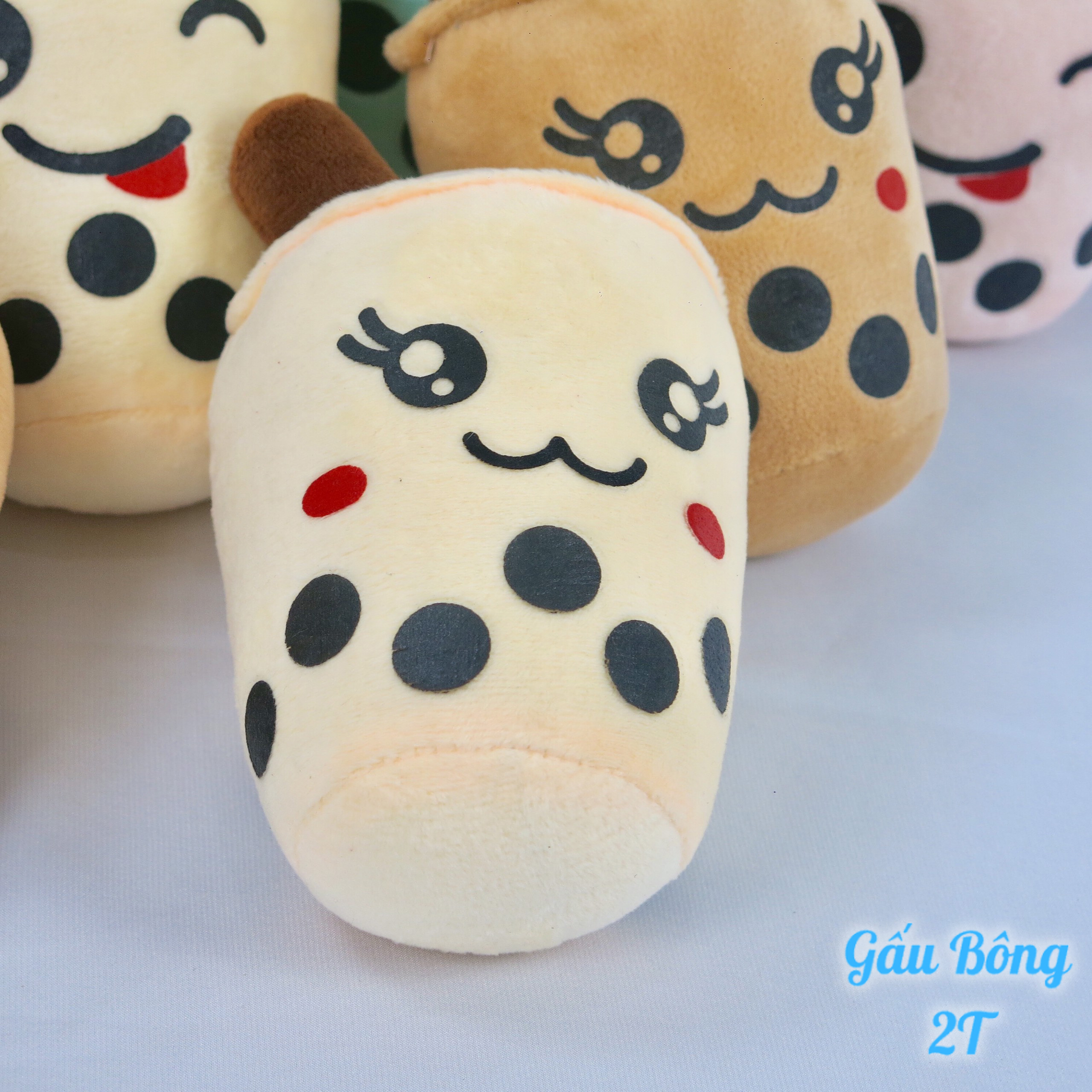 Gấu Bông Gối Ôm Gấu Bông Cute Bình Trà Sữa Đáng Yêu Vải Nhung Co Dãn 4 Chiều Mềm Mịn