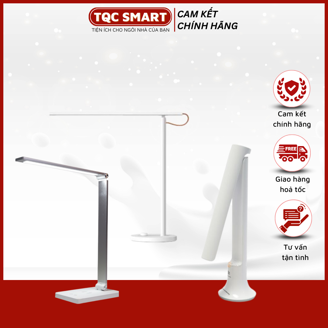 Đèn bàn thông minh xm mijia table lamp lite, 1s mjtd01syl, đèn bàn thông minh không dây l100, l300 chống cận, bảo vệ mắt, thiết kế sang trọng, bảo hành 12 tháng