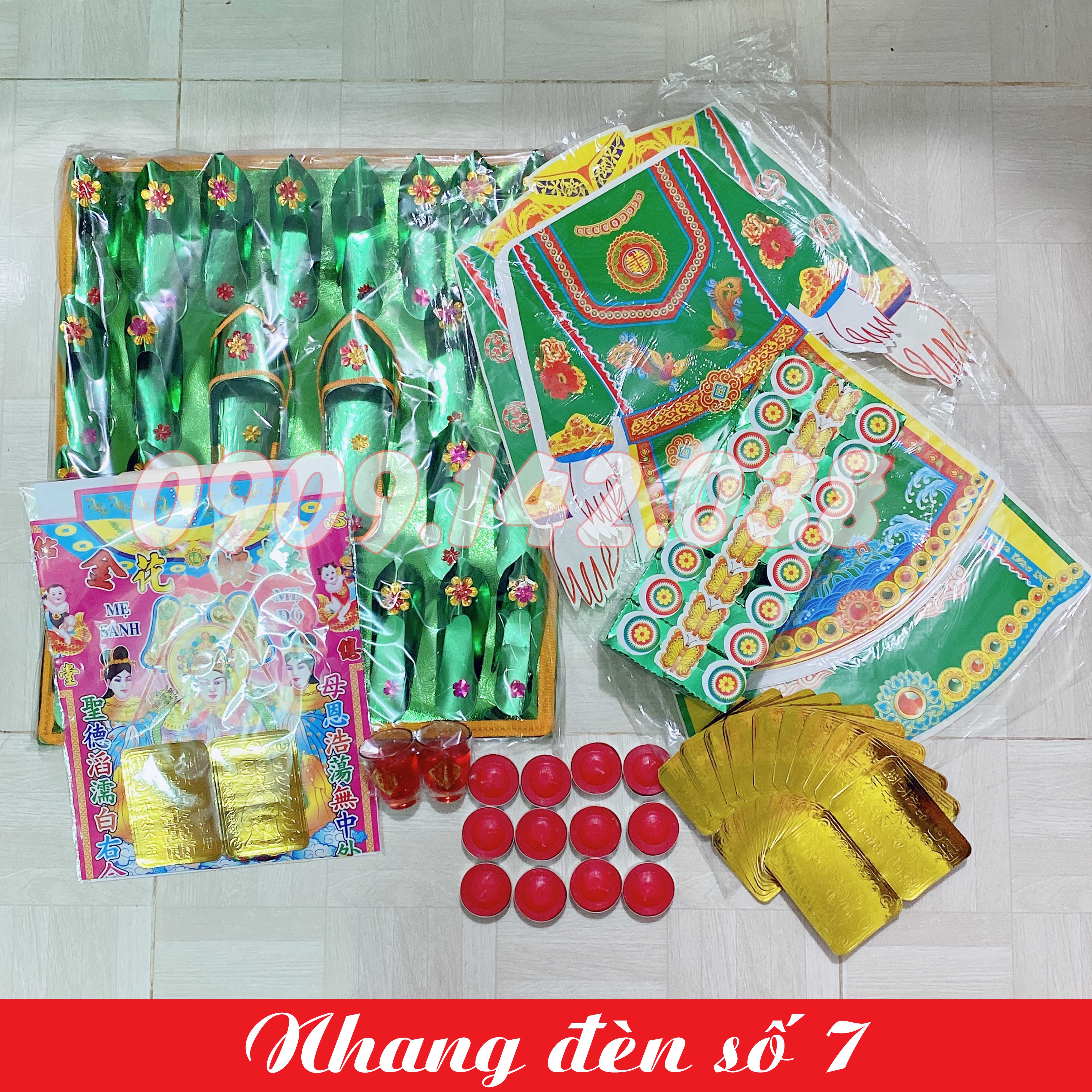 Bộ giấy áo cúng thôi nôi - đầy tháng
