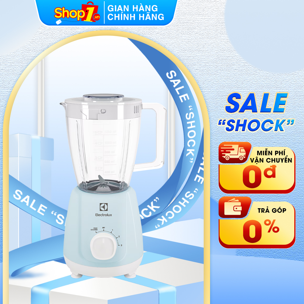 Máy xay sinh tố Electrolux EBR3416 - Chân đế chống trượt Tự ngắt khi quá tải Công suất 400W
