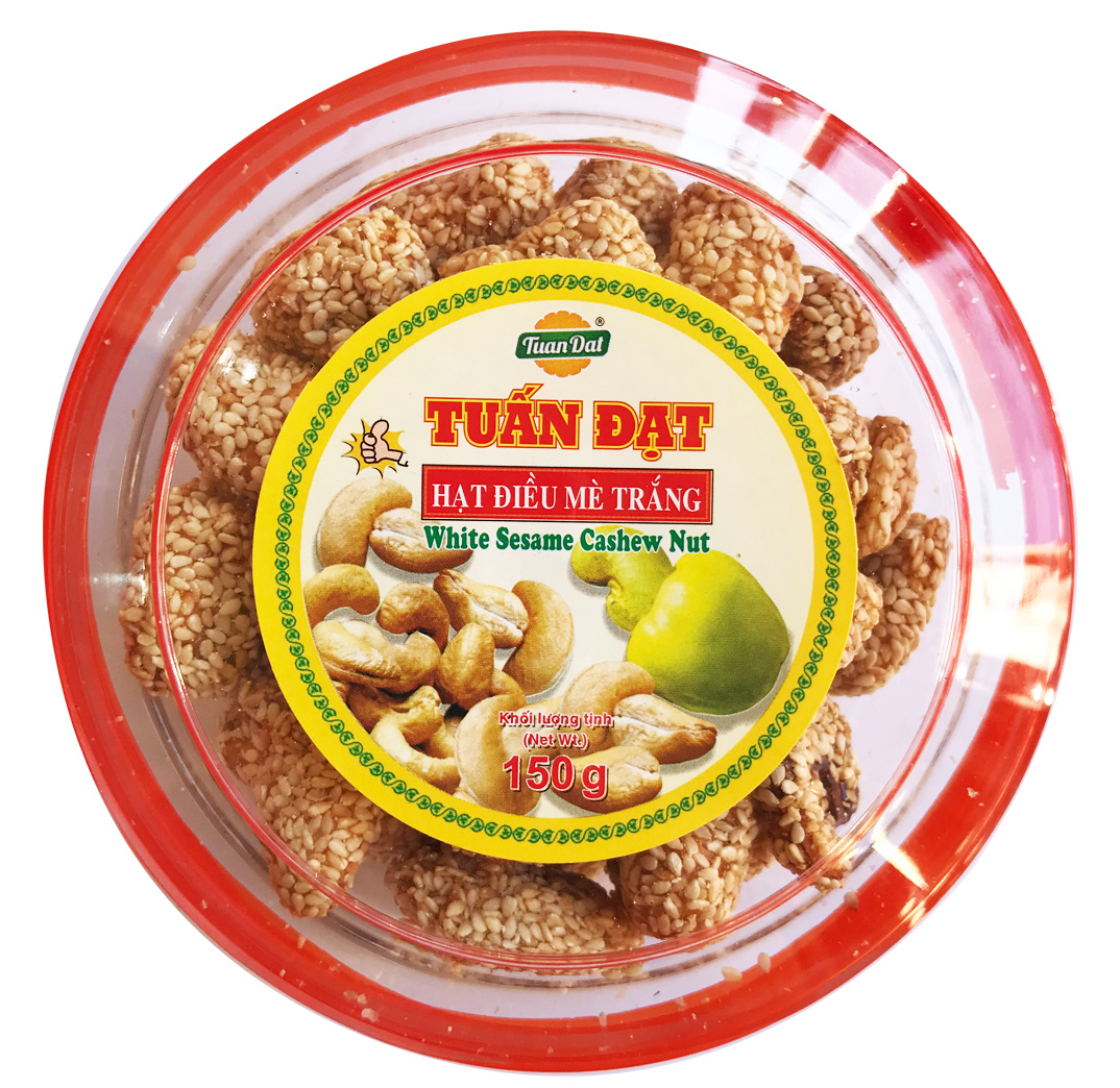 Hạt Điều Phủ Mè Trắng 150g