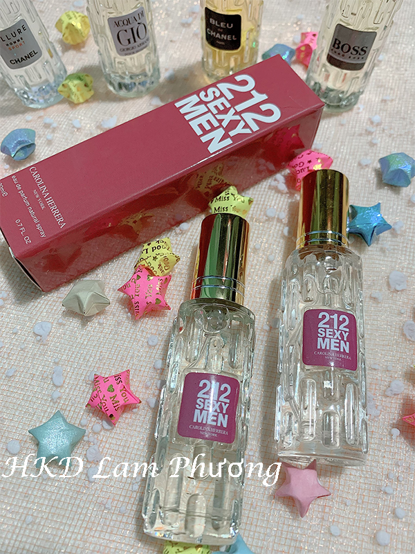 [HCM]COMBO 2 NƯỚC HOA NAM MINI CHIẾT PHÁP 20ML - MÙI 212 SEXY MEN QUYẾN RŨ