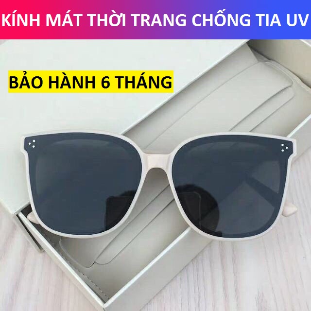 Kính mát nam nữ hot 2021 thời trang phong cách Hàn Quốc chống tia UV, kính râm nam nữ cool ngầu mắt kính hot trend tik tok Hanaso 006