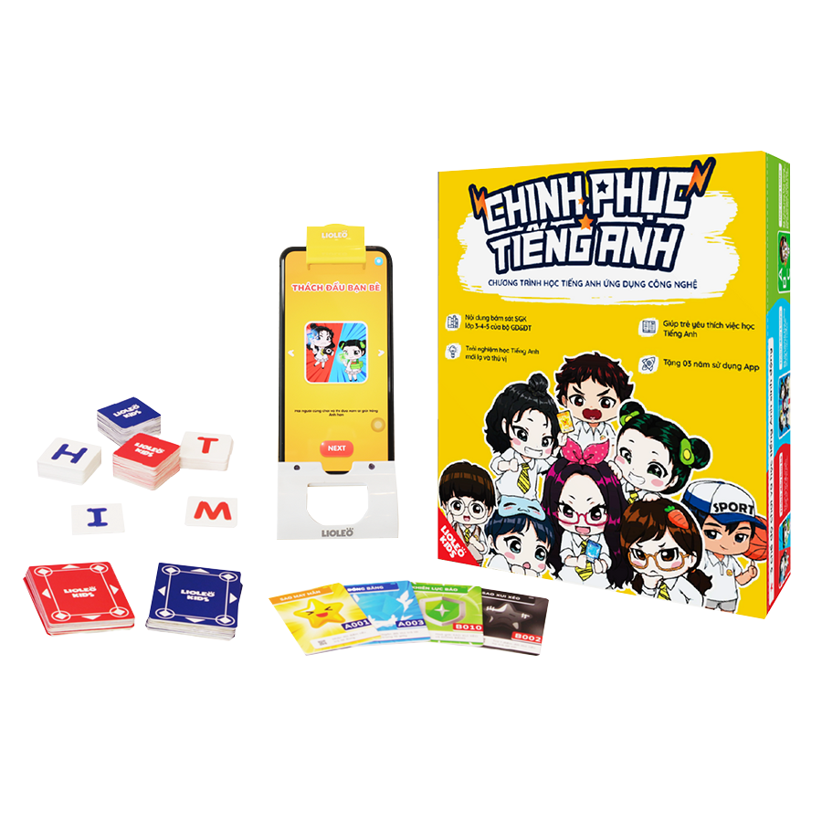 Bộ đồ chơi tiếng anh ứng dụng công nghệ Lioleo kids