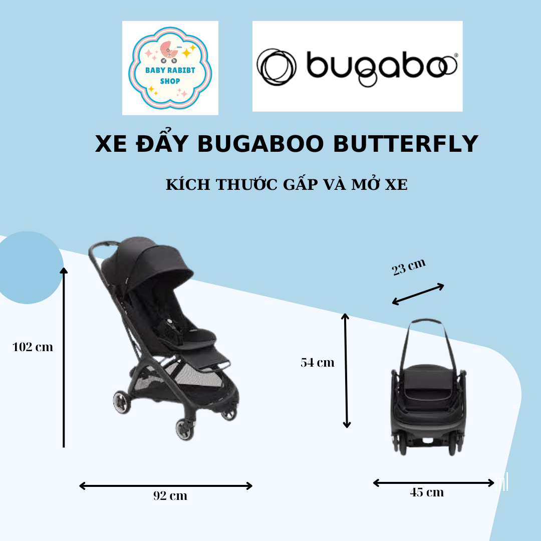 Xe đẩy du lịch gấp gọn Bugaboo Butterfly