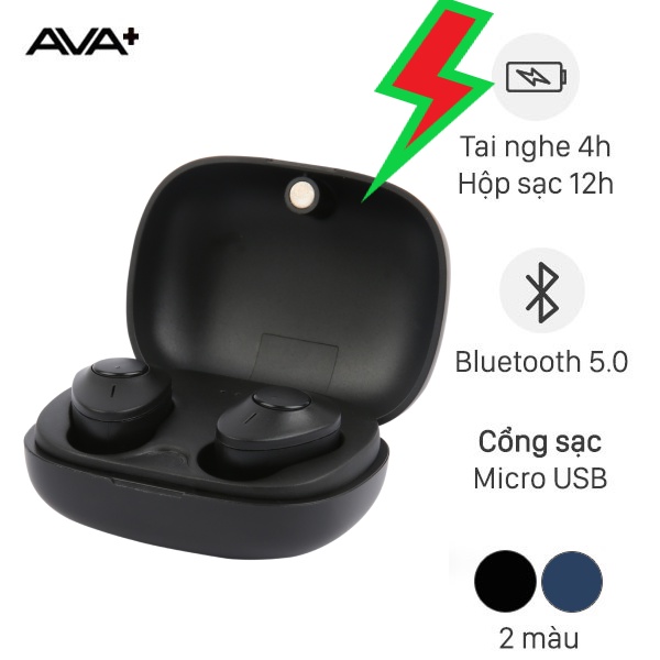 Tai nghe bluetooth true wireless ava+ ds200a-wb