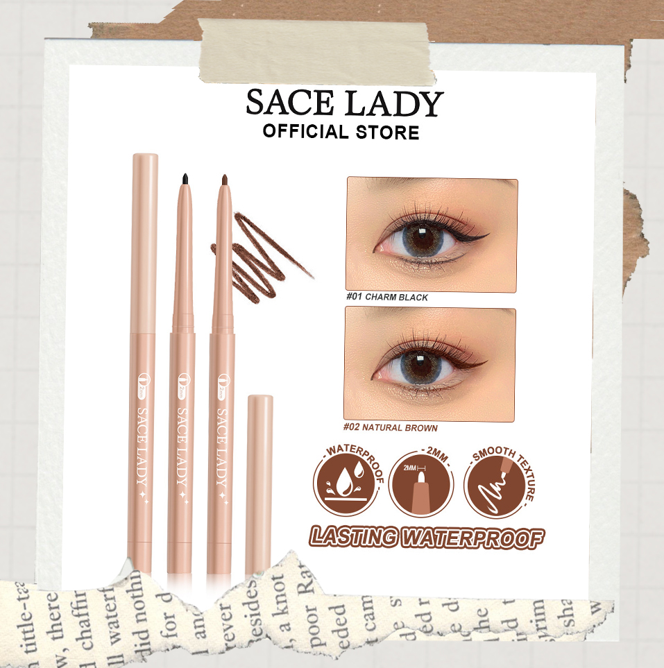 Bút chì kẻ mắt sacelady, bút kẻ mắt, eyeliner, chì kẻ mắt, kẻ mắt, nhũ mắt, lâu trôi, chống nước