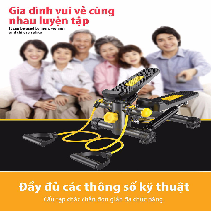 máy tập chạy bộ bằng cơ không dùng điện mini stepper - tặng kèm dây cáp tập tay co giãn + bàn xoay eo, bảo hành máy chạy bộ 1 năm 7 máy tập chạy bộ bằng cơ không dùng điện mini stepper - tặng kèm dây cáp tập tay co giãn + bàn xoay eo, bảo hành máy chạy bộ 1 năm 7