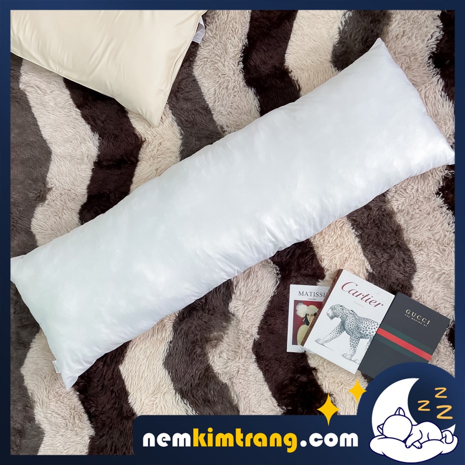 Ruột gối đôi gòn bi ball 45x140 cm edena - êm ái, chính hãng