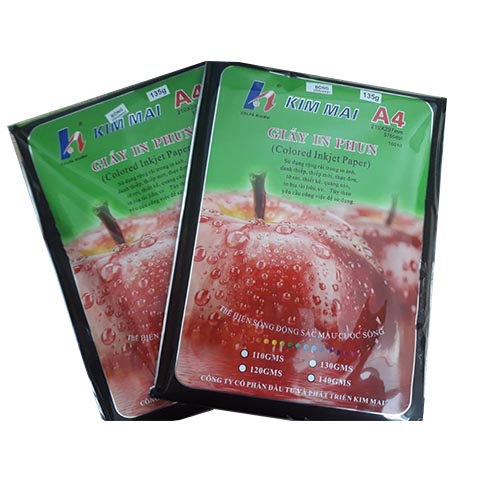 Giấy in ảnh kim mai 100 tờ (135g)