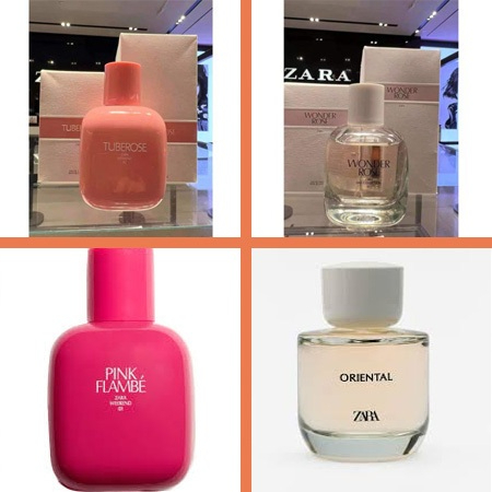 NƯỚC HOA NỮ ZARA TUBEROSE, WONDER ROSE, PINK FLAMBE