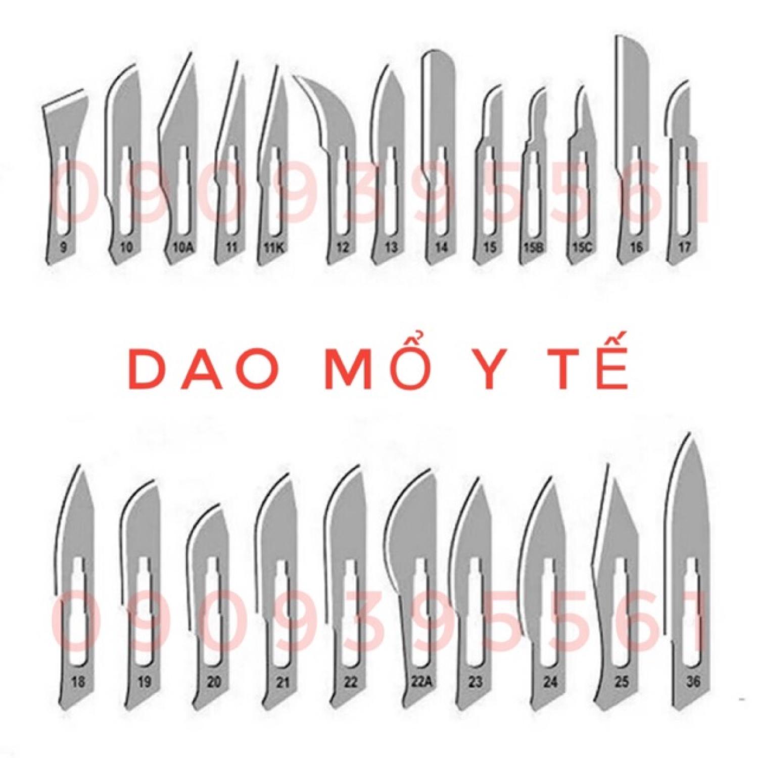 Dao mổ y tế các số