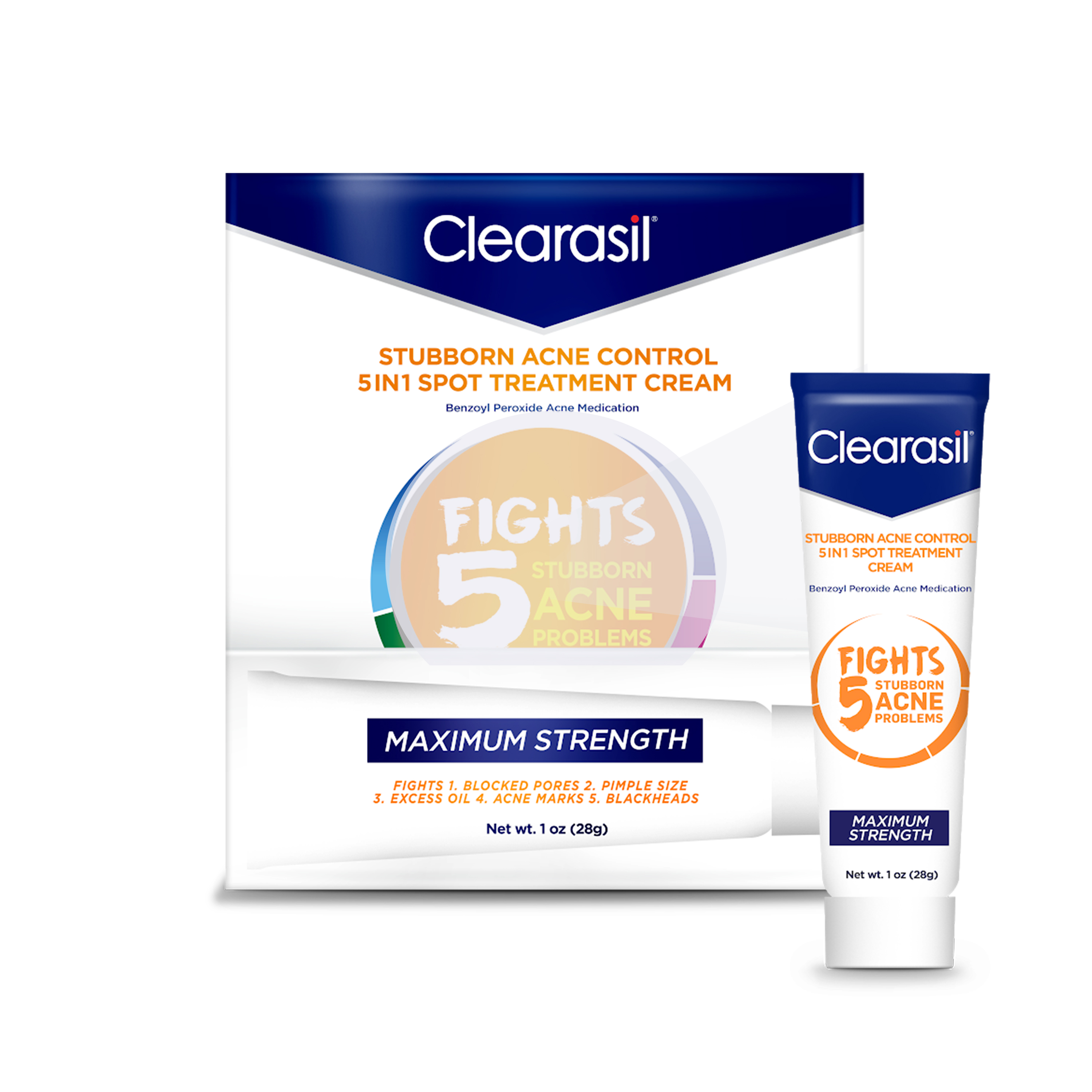 Kem Clearasil giảm tắc lỗ chân lông dầu thừa mụn đầu đen trứng cá