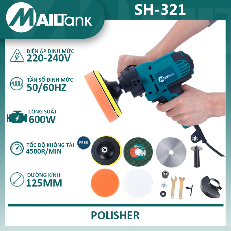 MAILTANK SH321 Máy đánh bóng điện công cụ khoan cắt đa năng bốn chức năng