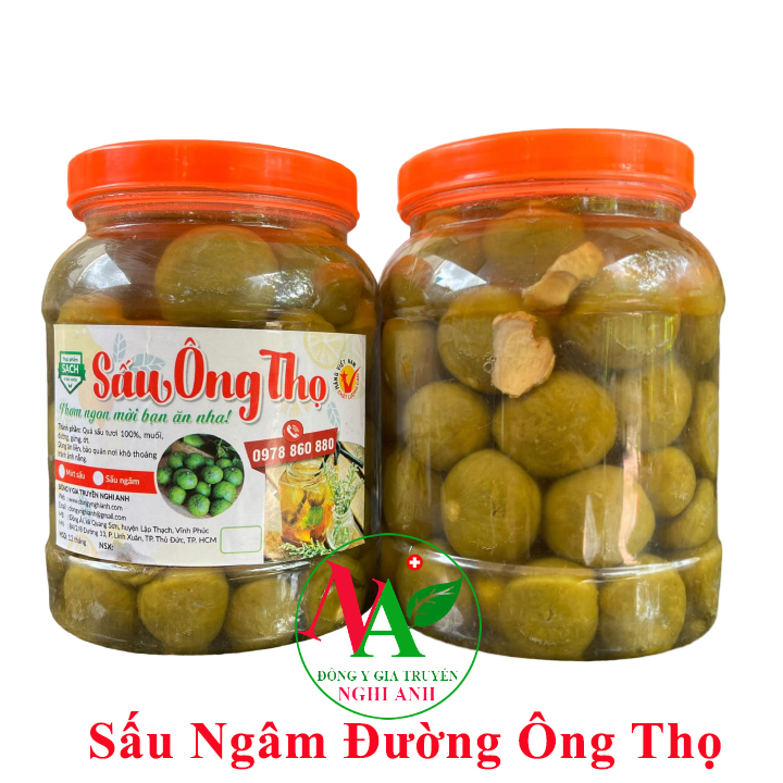 Sấu ngâm đường Ông Thọ hộp 2kg