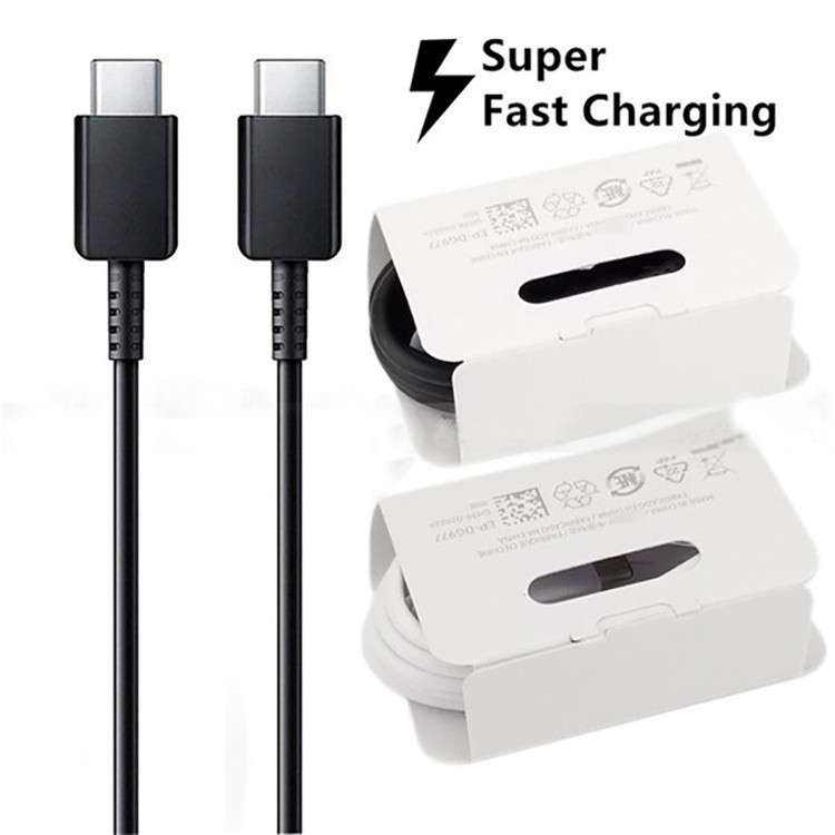 Cáp sạc samsung 2 đầu type c, cáp note10, sạc nhanh note 10 note 20 s20 s20+ a71 s21 s21ultra
