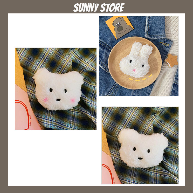Huy hiệu, ghim cài áo, balo, túi xách gấu bông, thỏ bông dễ thương SUNNYSTORE