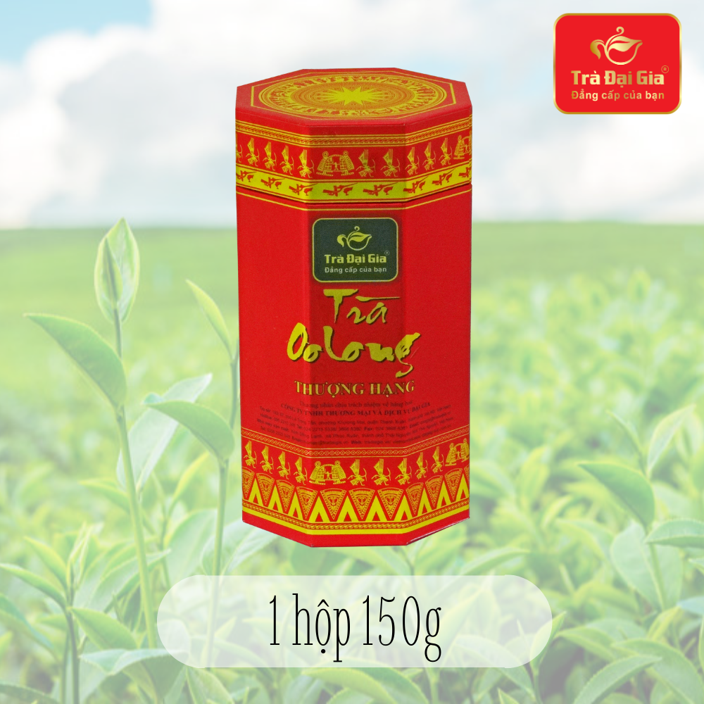 Trà Oolong thượng hạng hộp bát giác - Trà Đại Gia