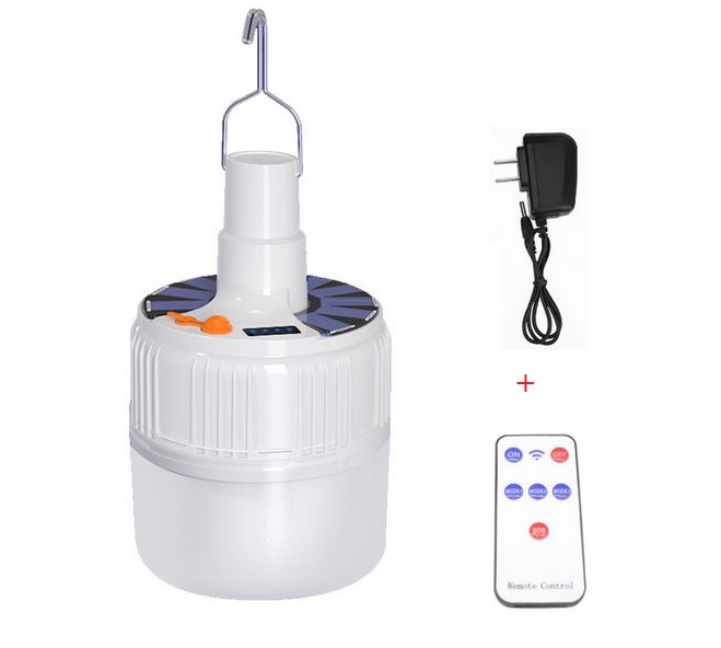 Đèn Tích Điện Năng Lượng Mặt Trời hoặc sạc bằng điện 50W thời gian sáng 5-8h Có Remote Điều Khiển và sạc đèn năng lượng mặt trời đèn led đèn buld - DEN-TICH-DIEN
