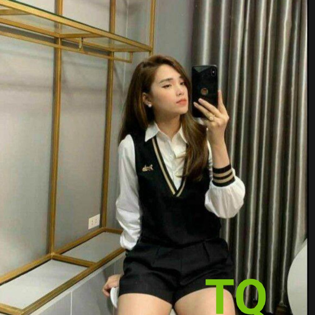 Áo len Gile pha sơ mi trắng thêu hoạ tiết siêu xinh dễ mặc đảm bảo chất lượng an toàn cho sức khoẻ