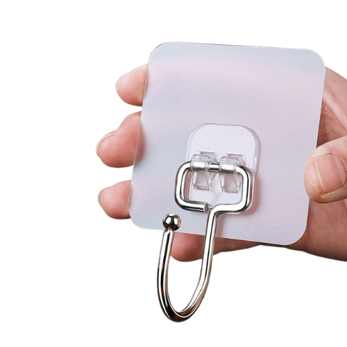 Móc dán tường siêu dính 7cmx7cm, chịu lực tốt, móc dán tường treo quần áo đồ dùng nhà bếp - dtbt shop