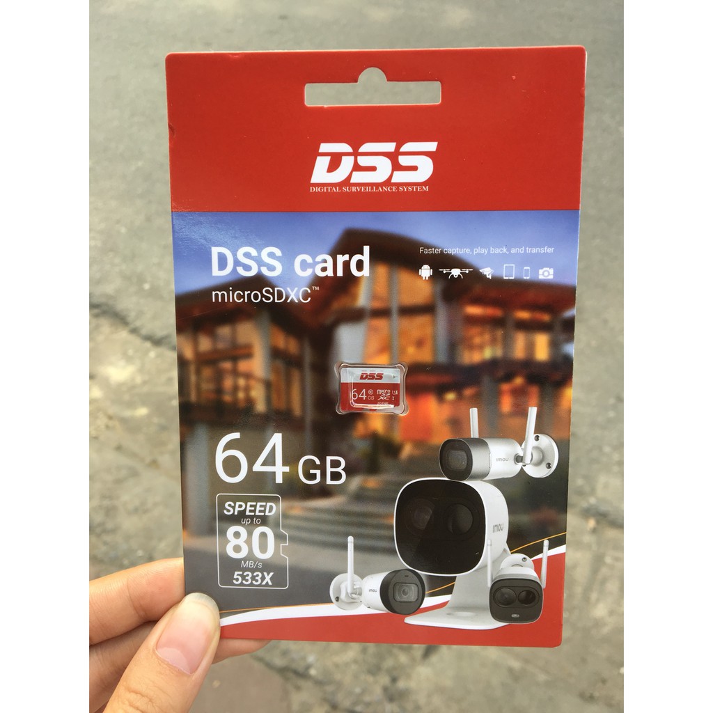 Thẻ Nhớ Camera Máy Ảnh 64G Dahua Dss Class 10 - Thẻ Nhớ Micro Sd