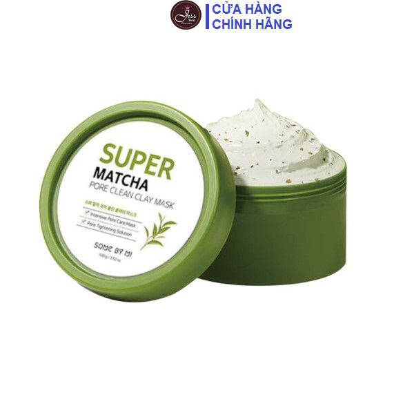 Mặt nạ đất sét some by mi super matcha pore clean clay mask 100g