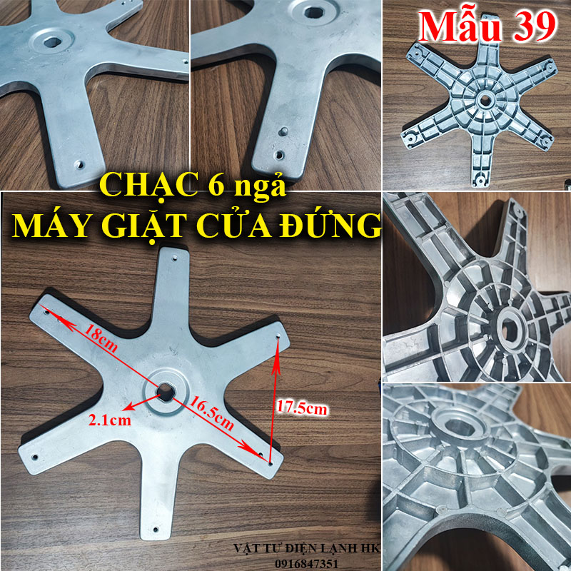 Chảng sáu ngả máy giặt Samsung cửa trên, Ba Chạc 6 Ngã mg SS cửa đứng - càng trục máy giặt sámung mẫu 39 Chuẩn