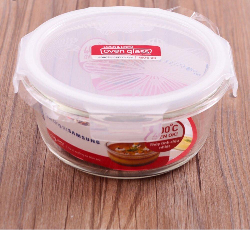 Hộp thủy tinh chịu nhiệt Lock&lock Glass Euro 650ml LLG831