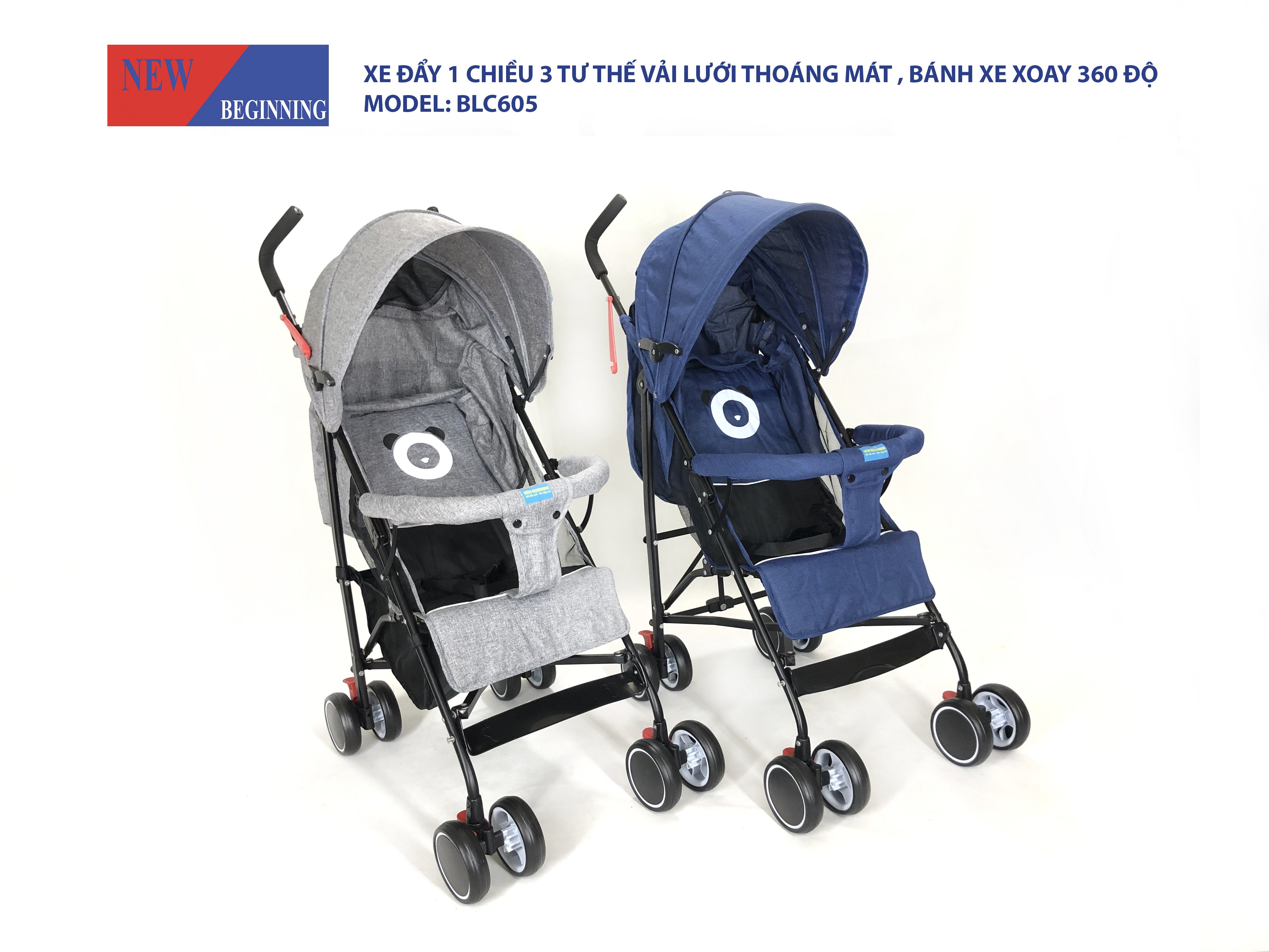 Xe đẩy gập gọn, siêu thoáng khí, chống tia uv, xe đẩy siêu nhẹ